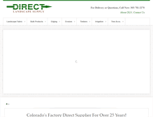 Tablet Screenshot of directlandscapesupply.com